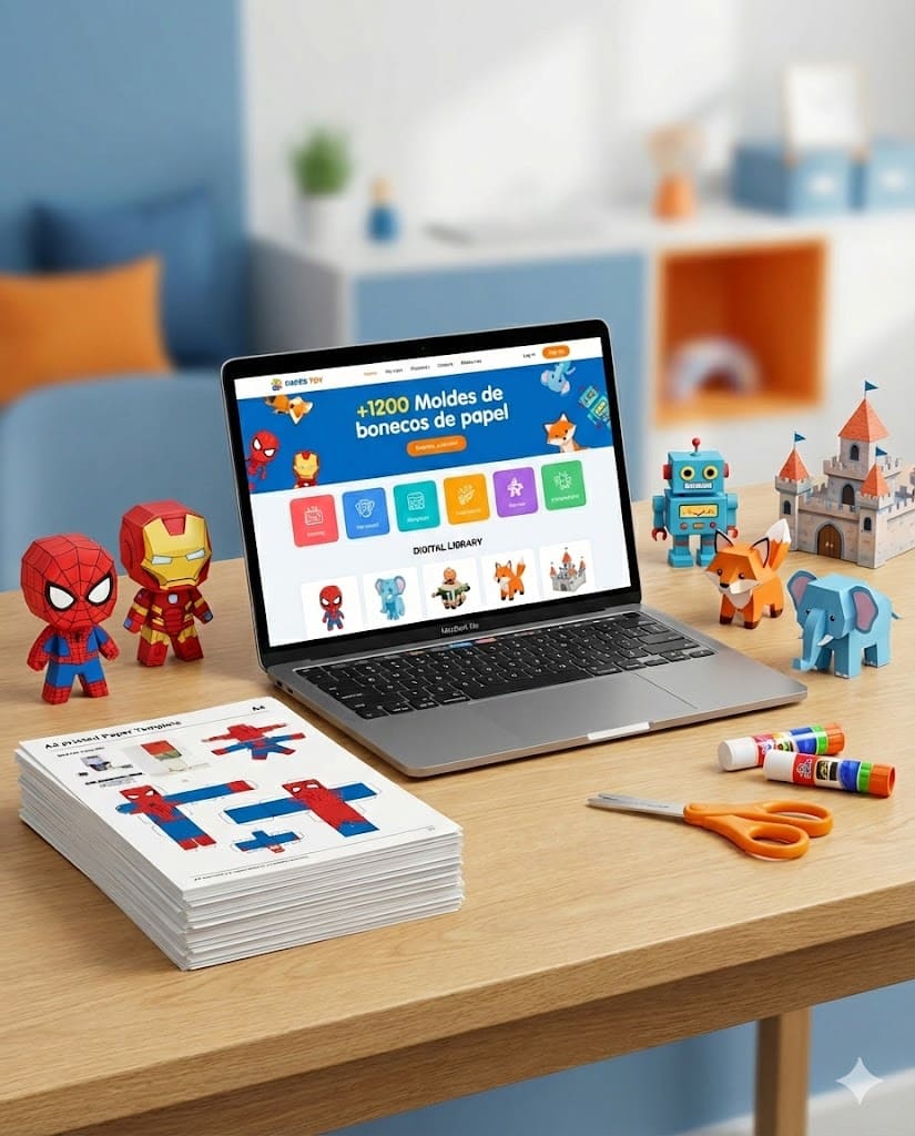 Mockup do Pacote 1200 Moldes